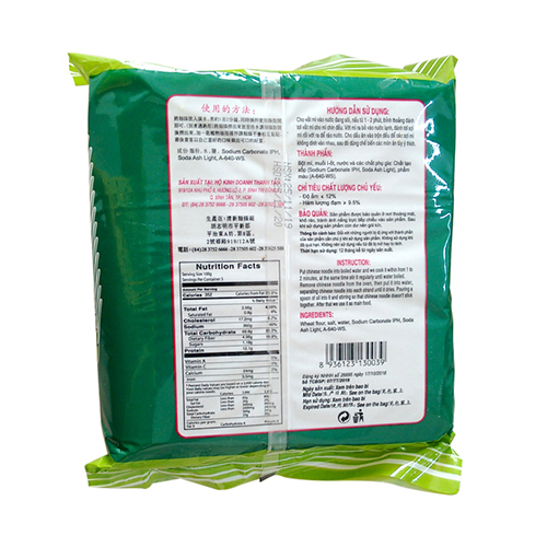 Mì chay Thanh Tân – 500g - sợi lớn